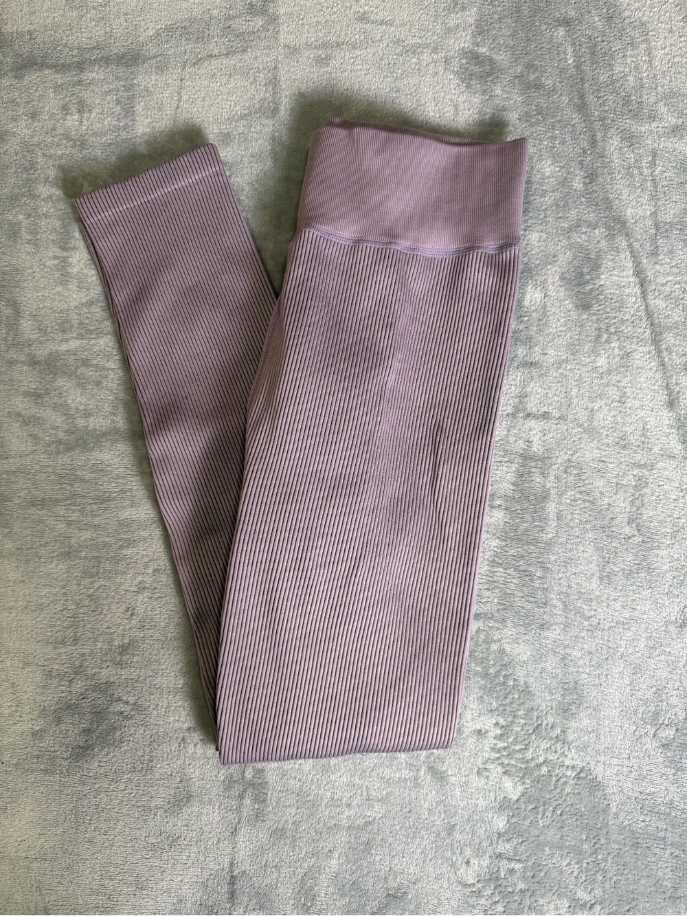 Calvin Klein Performance Striped Leggings in Lt. Purple Size Medium